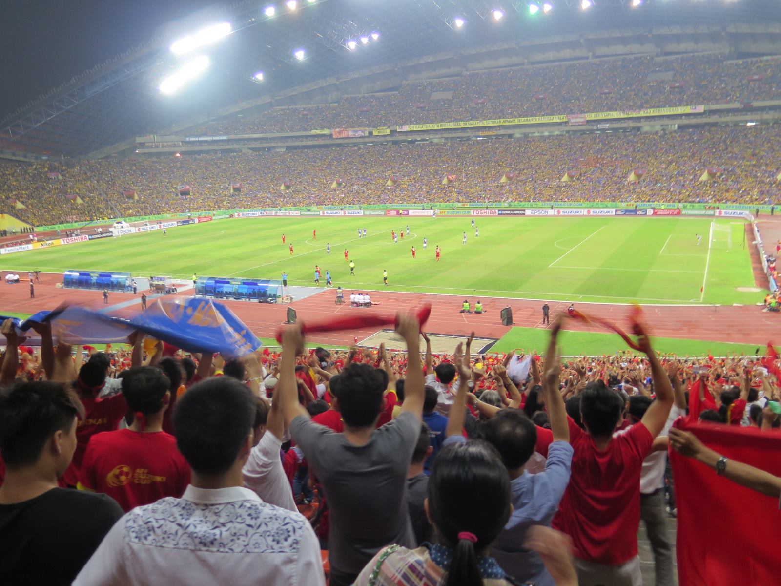 trận đấu giữa Việt Nam - Malaysia