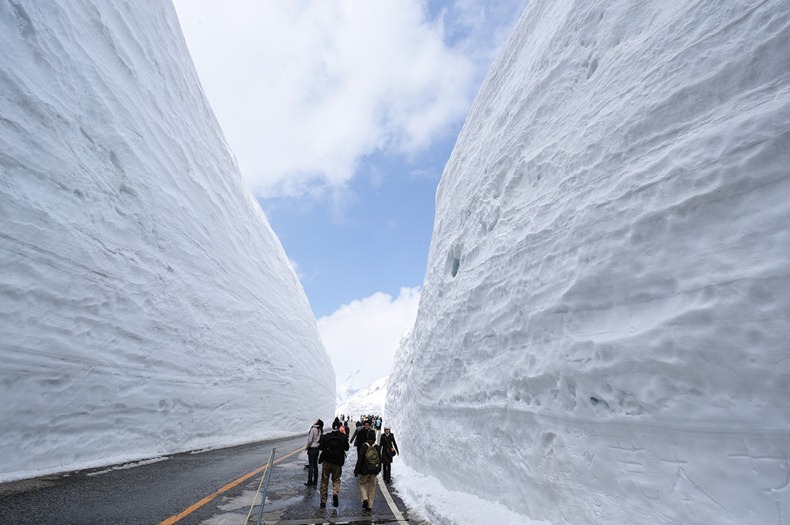 con đường tuyết tateyama
